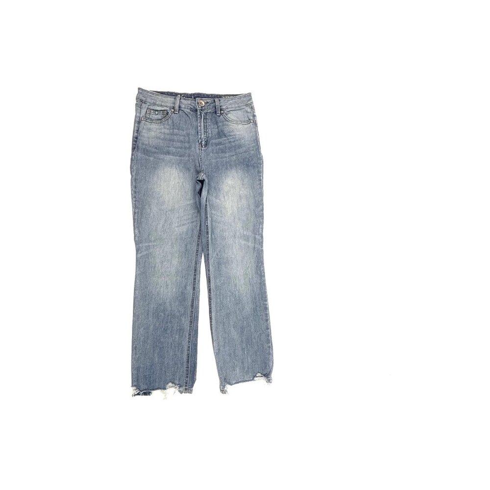 Natural Reflections Vintage Reunion Raw Hem Women's size 2 Blue Denim‎ jeans